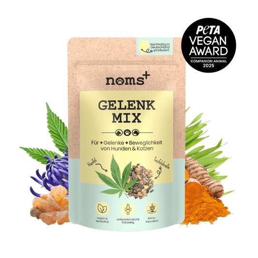 Ízületvédő por kutyáknak és macskáknak – vegán Joint Mix glükózaminnal és kurkumával