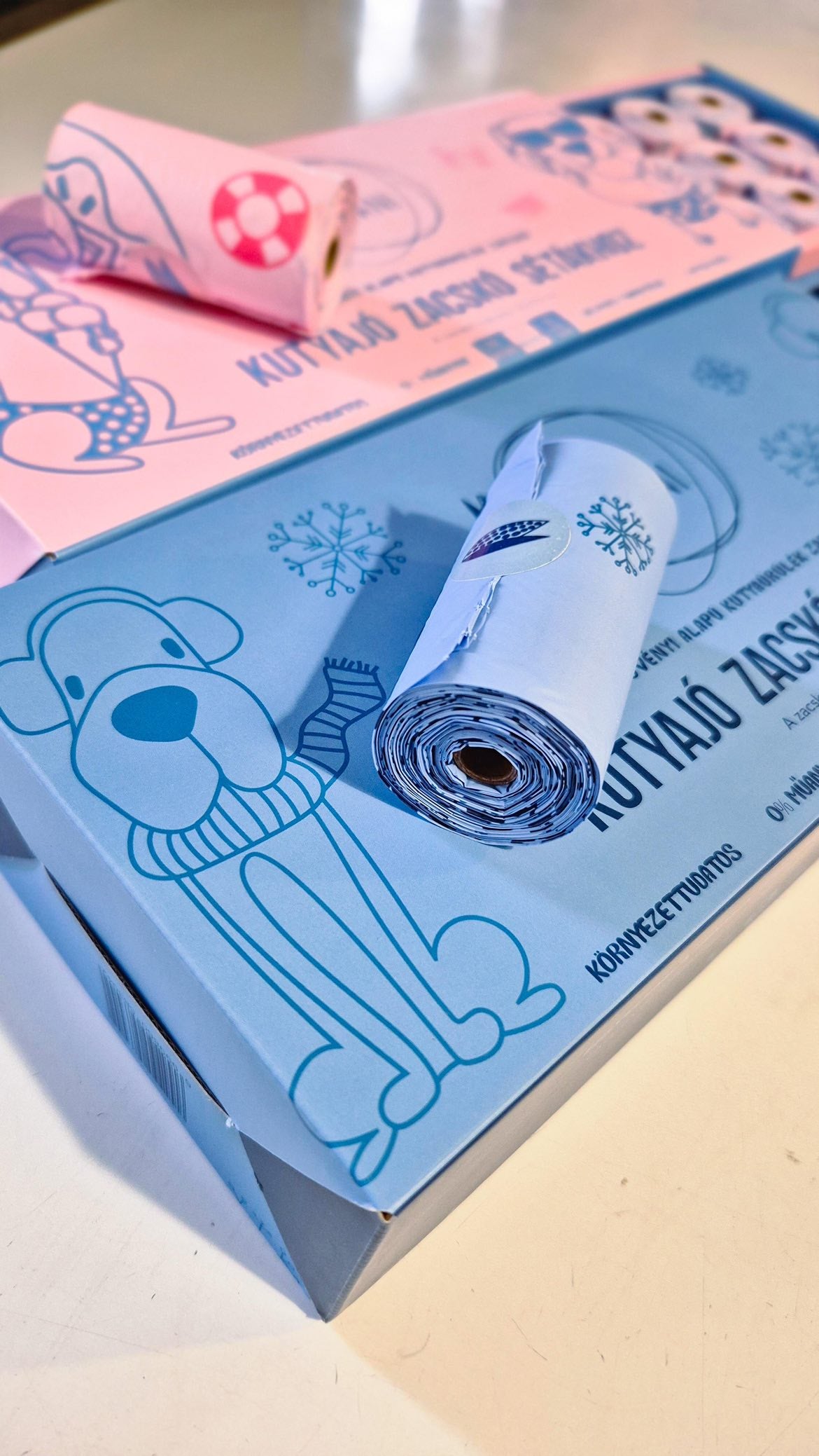 Bagorgani lebomtó kutyakaki zacskó - új színekben