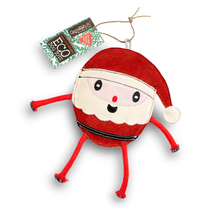 Chris the Christmas eco kutyajáték juta és natúr bőr