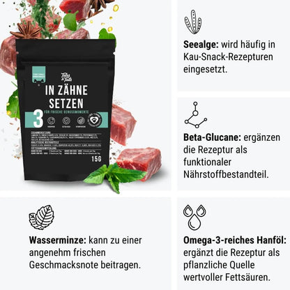 Funcionális jutalomfalat fogkő és szájszag ellen - természetes összetevőkkel