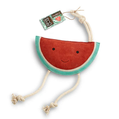 Wendy the Watermelon eco kutyajáték jutából és bőrből