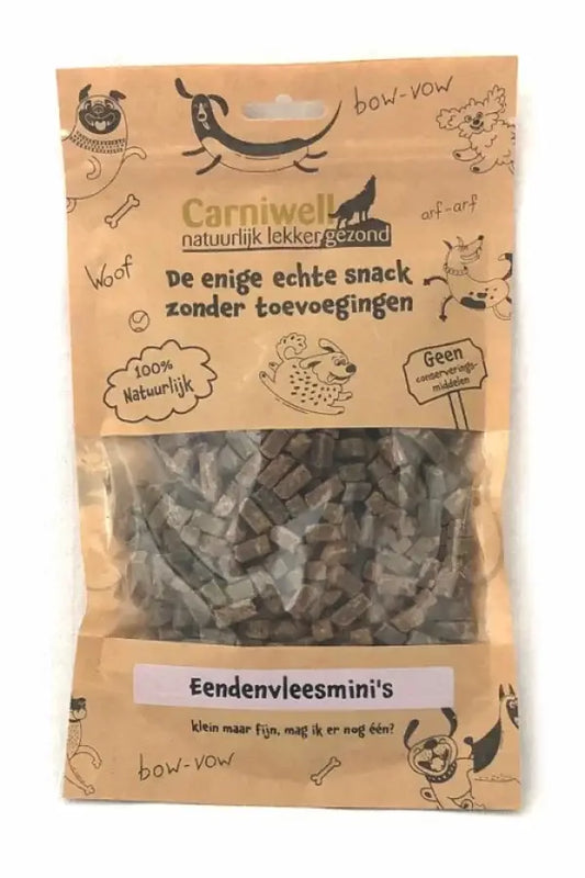 Carniwell - 100% levegőn szárított kacsahús jutalomfalat