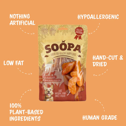 Soopa Natural Chews - Édesburgonya -  100 G