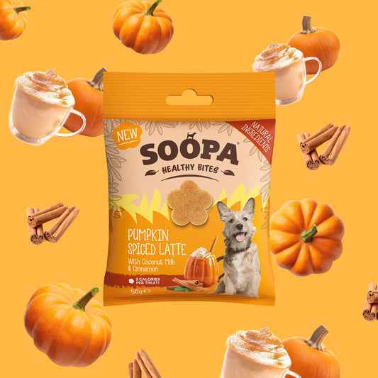 Soopa  Healthy Bites - Pumpkin Spiced Latte - Limitált kiadás - 50gr