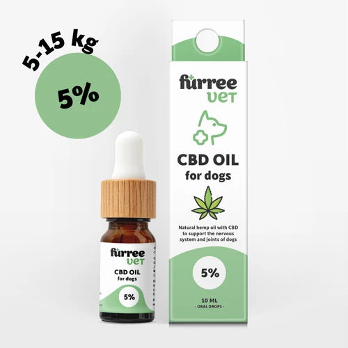 THC-mentes CBD olaj kutyáknak 5 százalékos CBD-tartalommal