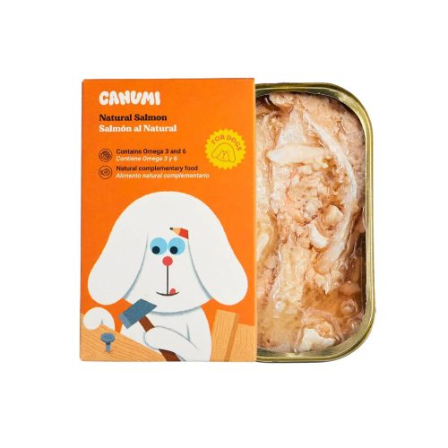 Canumi Lazac filé 100% természetes halkonzerv kutyáknak 170 g