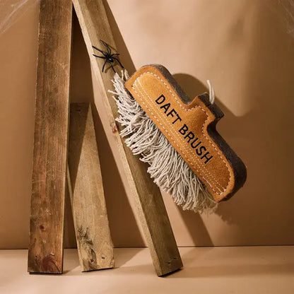 Daft Brush öko kutyajáték Green & Wilds gyapjú és nubuk