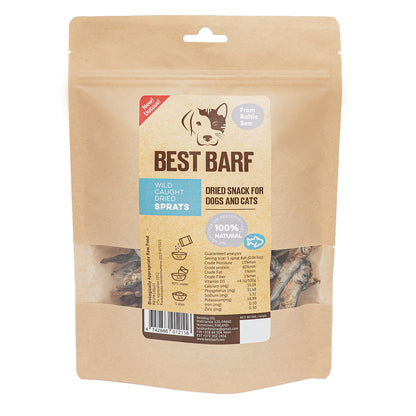 Best Barf - 100% természetes fagyasztva szárított vadon fogott szardella - 100gr