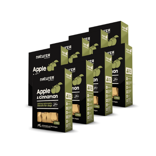 Fahéjas Almás Keksz Kutyáknak - 8 db