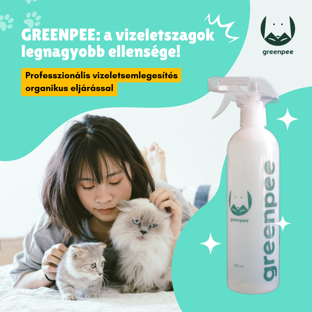 Vizeletsemlegesítő spray természetes összetevőkkel – enzim alapú formula