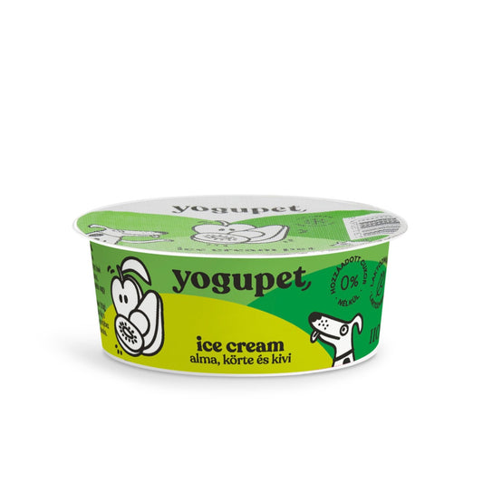 Yogupet - Ice Cream - Joghurt kutyáknak/cicáknak - Alma, Körte és Kivi