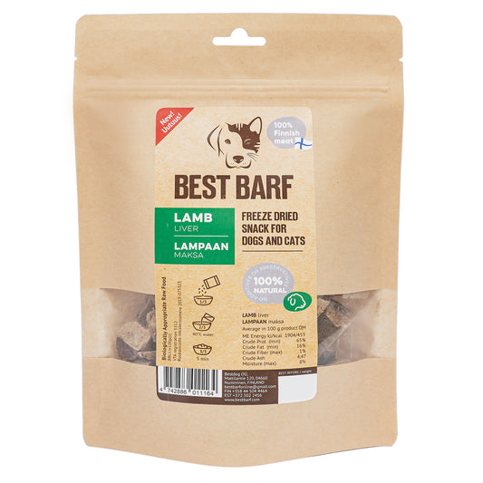Best Barf - 100% természetes fagyasztva szárított Nyers Báránymáj
