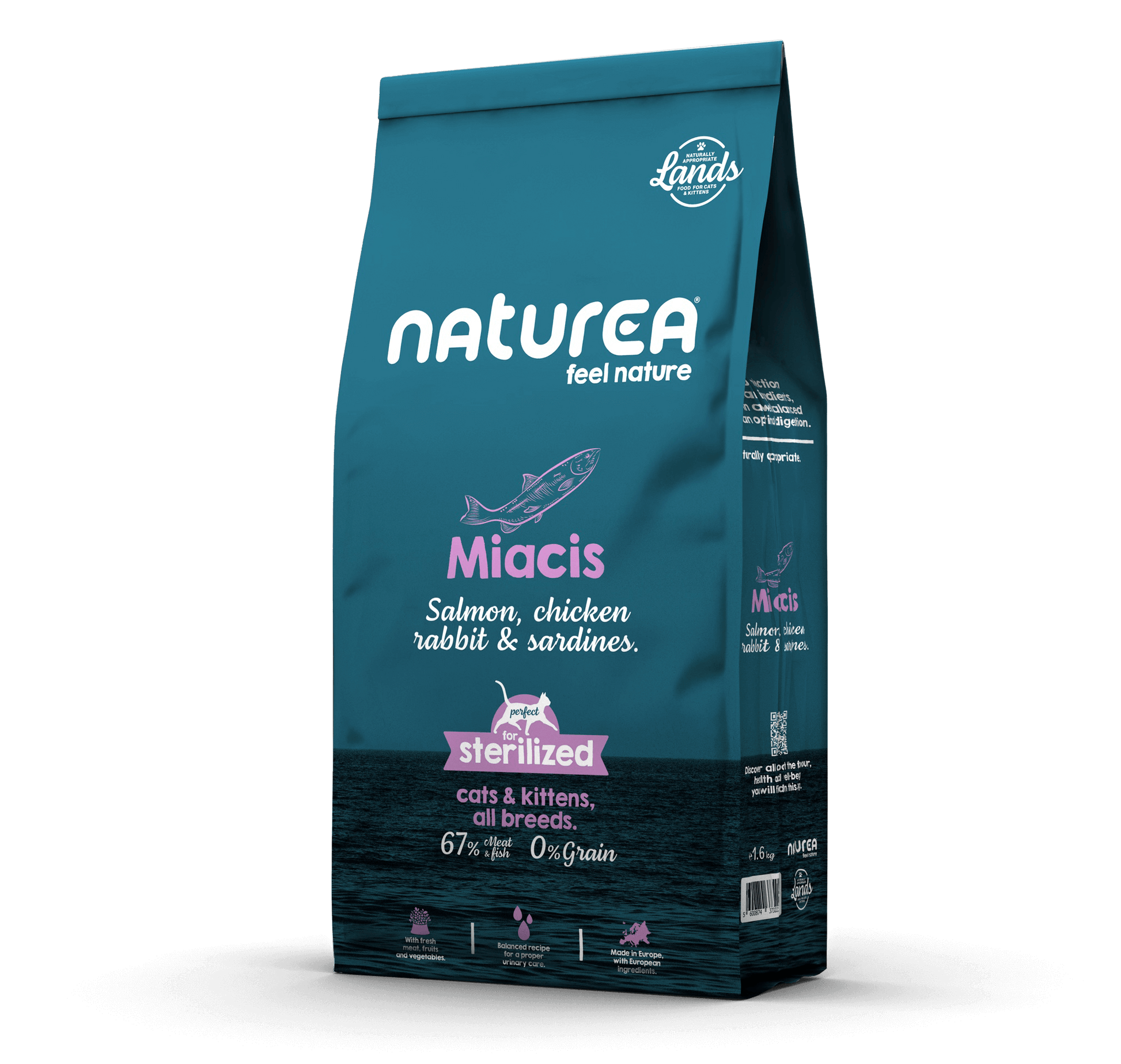 Naturea miacis száraztáp macskáknak  1,6kg