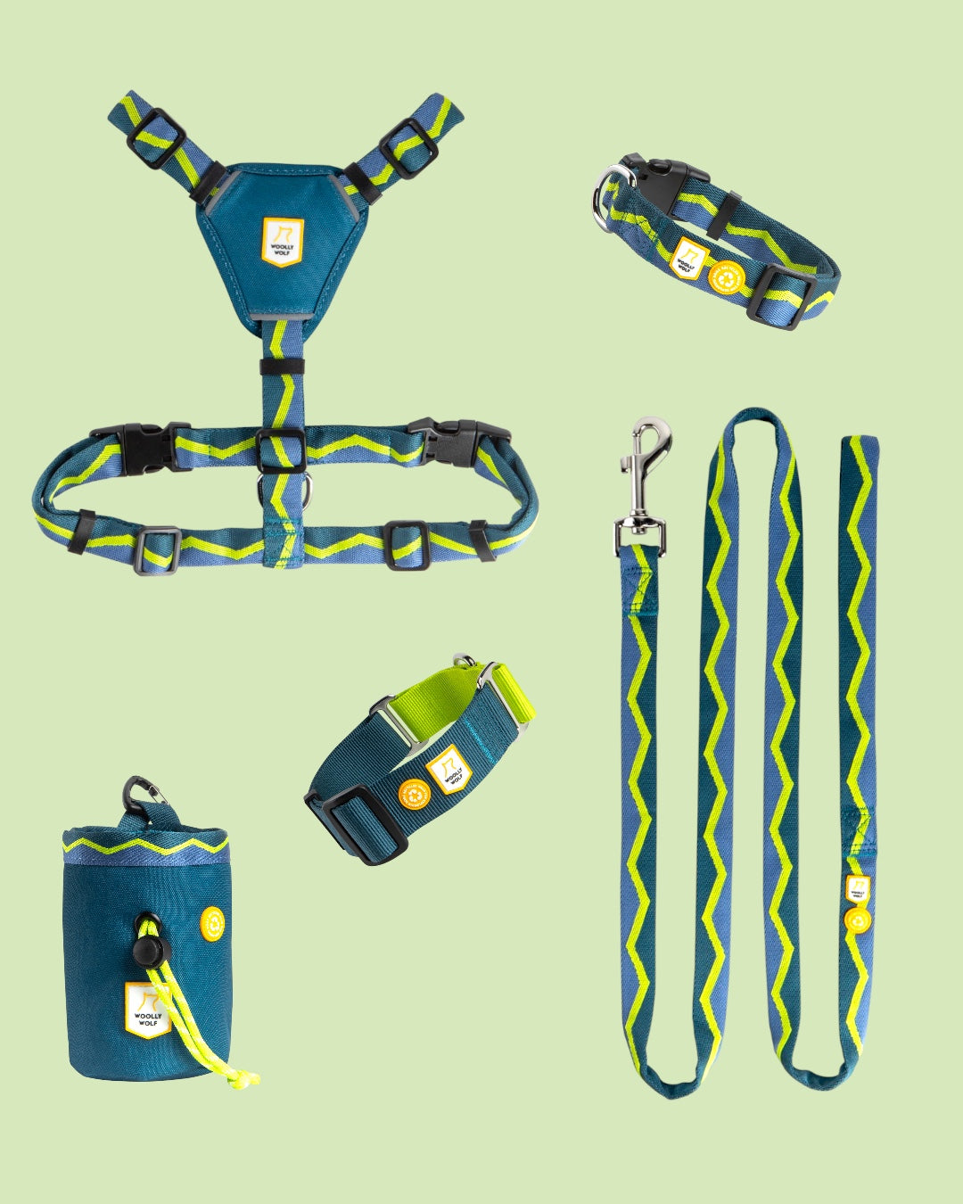 Woolly Wolf kutyafelszerelések Horizon színben