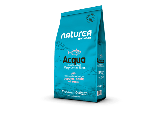 Naturea Naturals ACQUA Deep Ocean Tuna - Tonhalas Száraztáp kölyök és felnőtt Kutyáknak