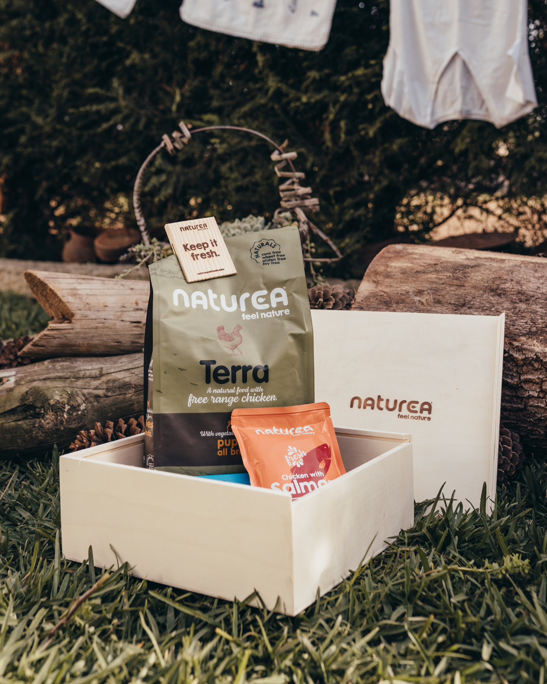 Naturea tápos zsák záró facsipesz