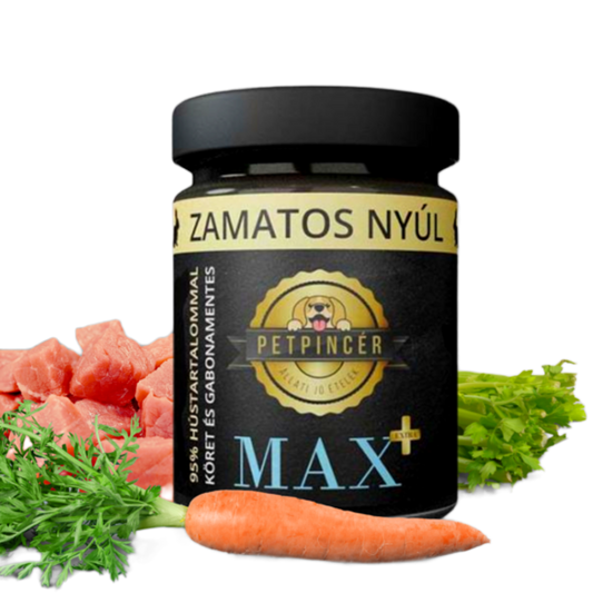 Nyúlhús Menü Főtt Kutyaeledel - 300g - Petpincér