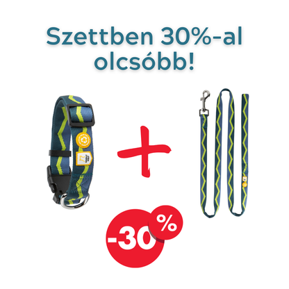 Woolly Wolf Horizon szett - Nyakörv + Póráz -30%