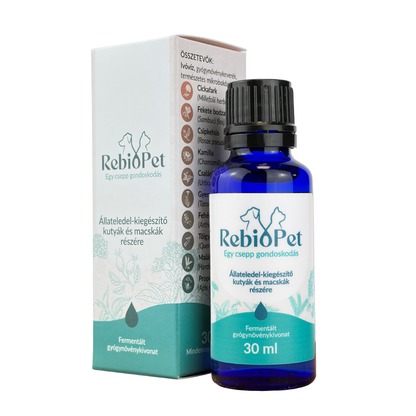 RebioPet fermentált növényi cseppek kutyáknak és macskáknak 30 ml