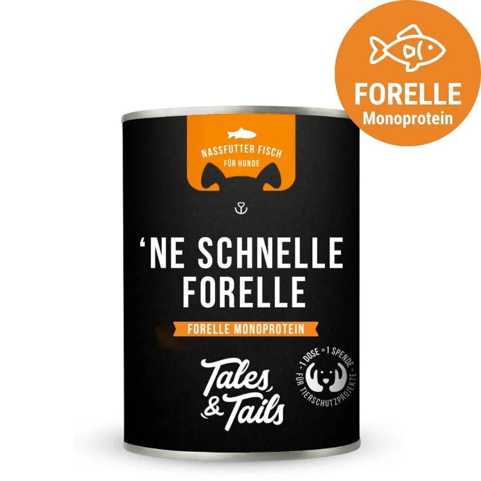 Monoprotein, kizárólag pisztrángból készült kutyaeledel