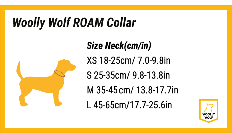 Woolly Wolf Roam nyakörv Black Ripple