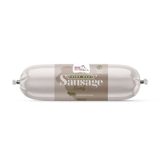 Syta Micha Prime Meat – Egészséges és finom kolbász kutyáknak - Bárány - 80gr