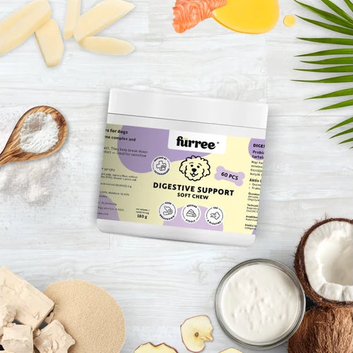 Fürree Digestive Support  funkcionális jutalomfalat kutyáknak az emésztés támogatására természetes anyagokból