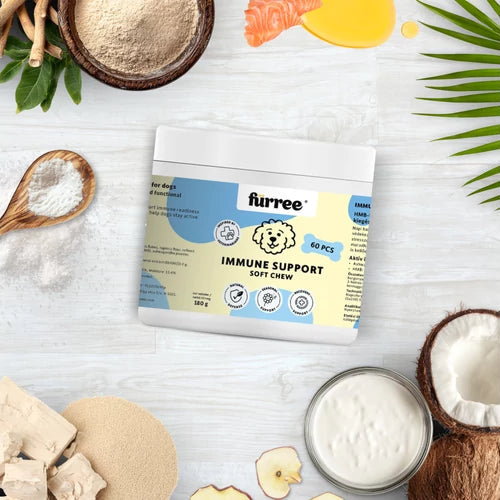 Fürree Immune Support funkcionális jutalomfalat kutyák számára természetes hatóanyagokkal