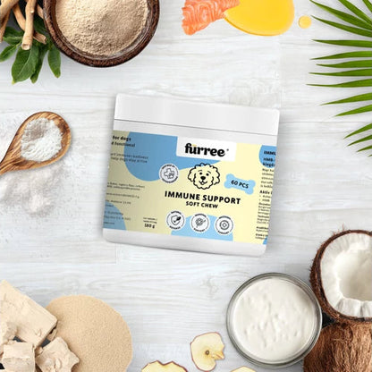 Fürree Immune Support funkcionális jutalomfalat kutyák számára természetes hatóanyagokkal