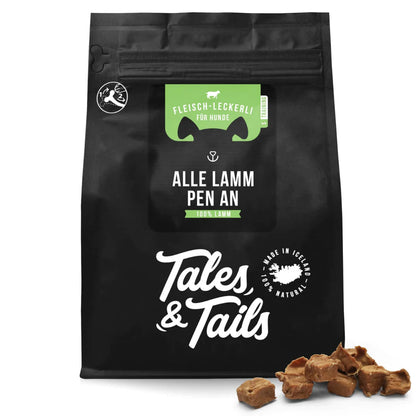 Tales & Tails jutalomfalat kutyáknak - 100% bárányhús  - 90gr