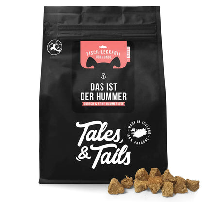 Tales & Tails jutalomfalat kutyáknak - tőkehal homárral - 70gr
