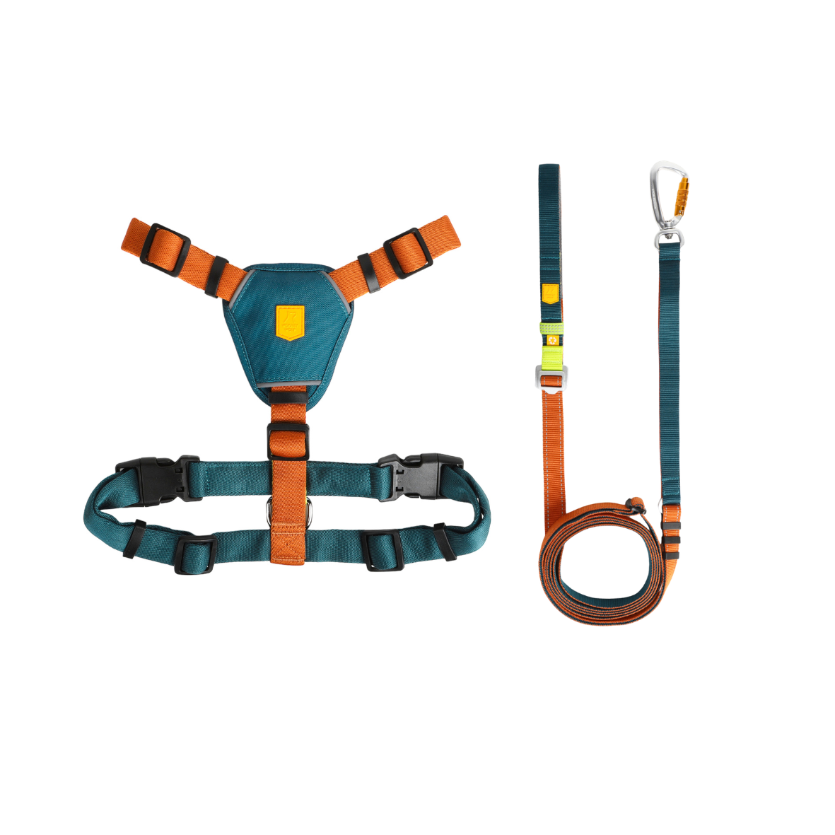 Woolly Wolf Color Block szett - hám + póráz