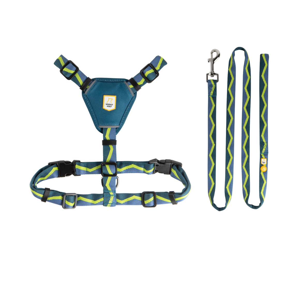 Woolly Wolf Horizon szett  szett - hám + póráz