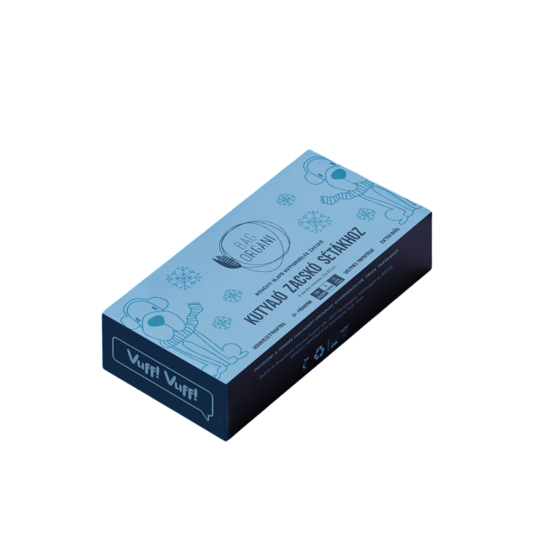 Bagorgani lebomtó kutyakaki zacskó - Azul színben