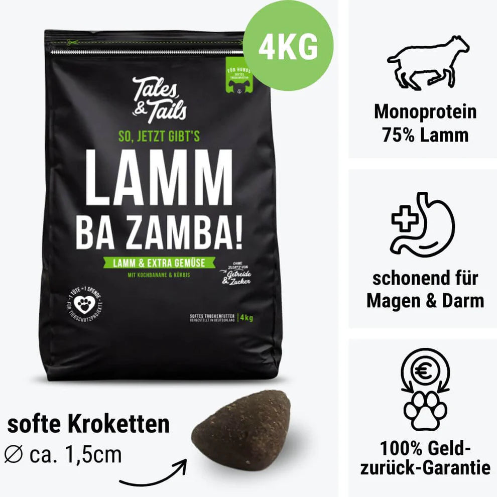 Bárányhús - Félnedves Kutyatáp Felnőtt Kutyáknak