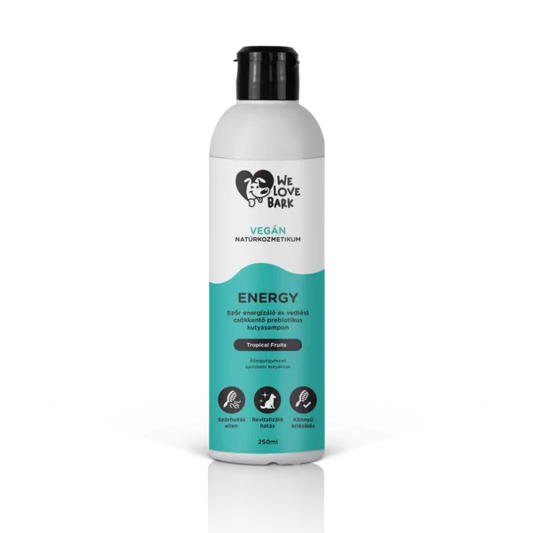 We Love Bark Energy - vedlés csökkentő prebiotikus kutyasampon - 250ml