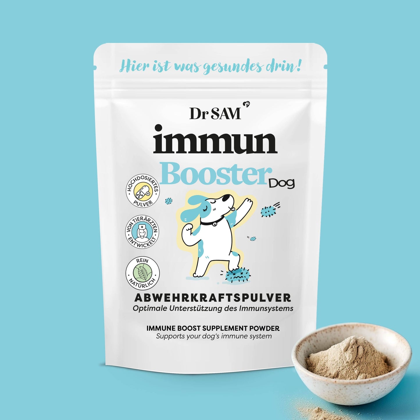 Dr SAM immunBooster Dog por 45 g csomagolás