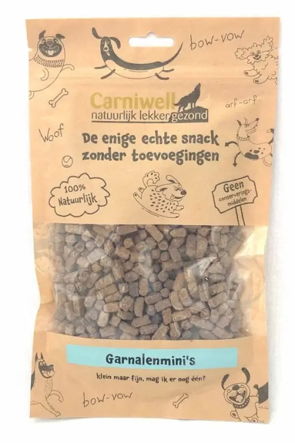 Levegőn szárított garnélarák jutalomfalat kutyák részére