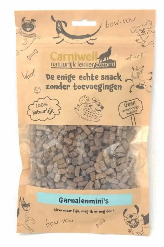Levegőn szárított garnélarák jutalomfalat kutyák részére