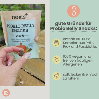 Probio Belly Snacks – Pre-, Pro- és Postbiotikumos Jutalomfalat Kutyáknak