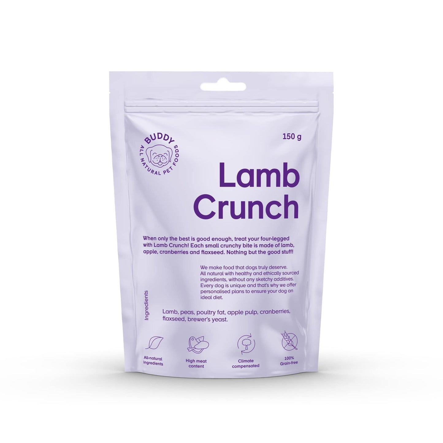 Buddy Lamb Crunch – Ropogós bárányos jutalomfalat kutyáknak