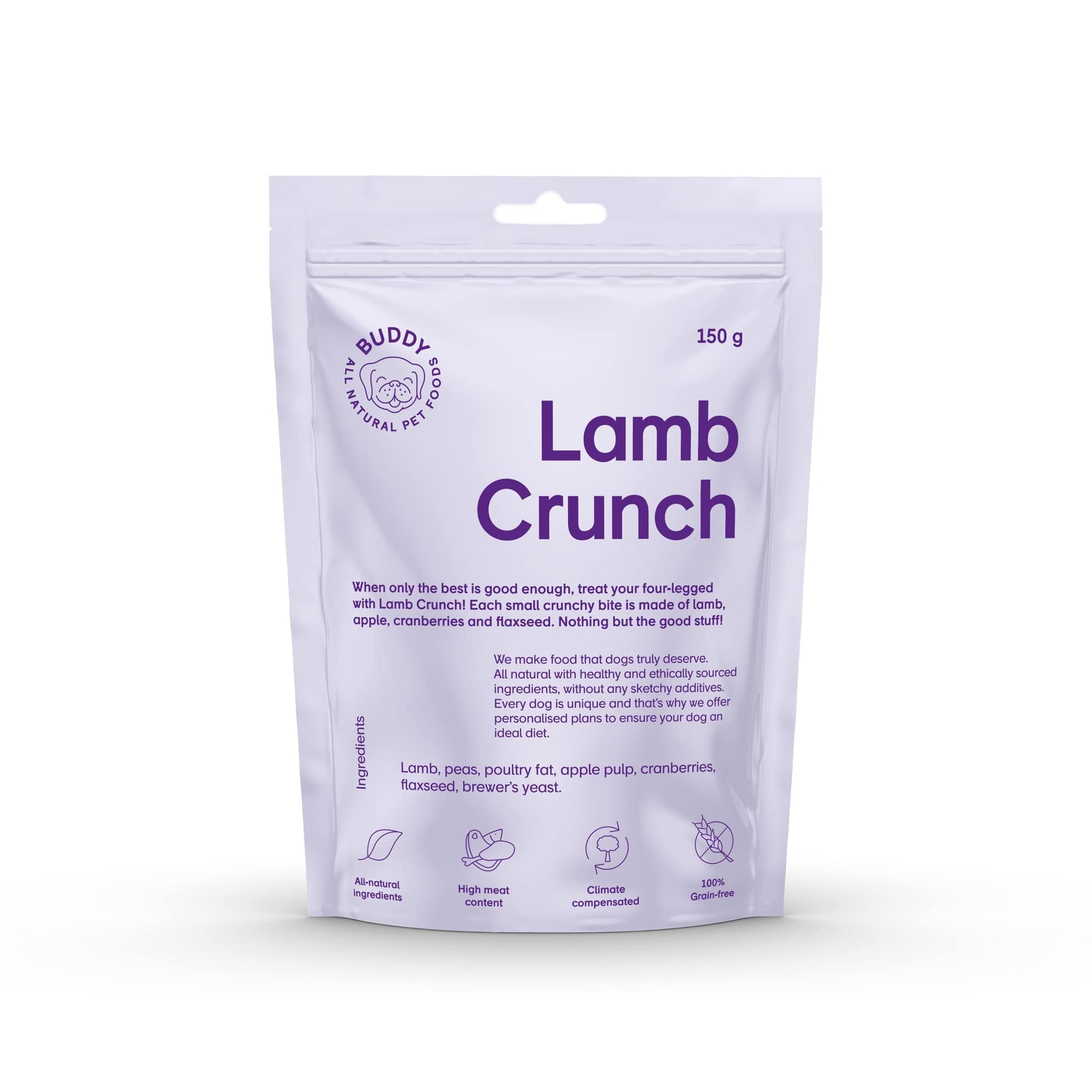 Buddy Lamb Crunch – Ropogós bárányos jutalomfalat kutyáknak