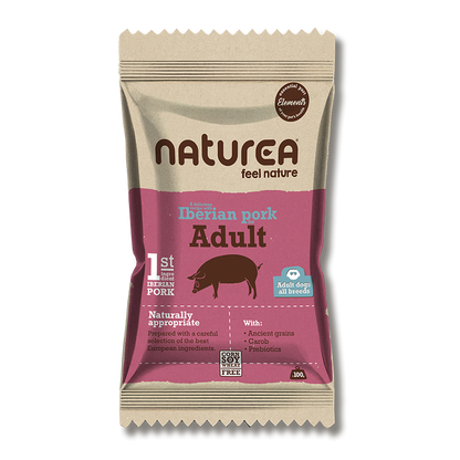 Naturea Elements - Felnőtt Kutyatáp Ibériai Sertéshússal - Kóstoló csomag 100gr