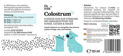 Colostrum immunerősítő folyadék kutyáknak és macskáknak