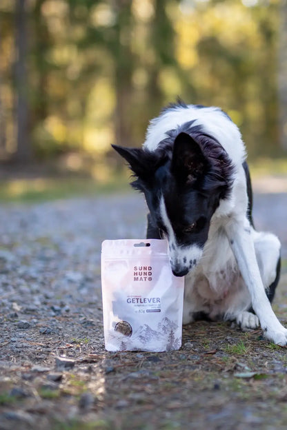 Sund Hundmat fagyasztva szárított kecsemáj jutalomfalat darabok tréningezésre kutyáknak 