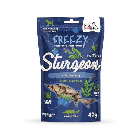 Syta Micha Freezy - Fagyasztva szárított tokhal áfonyával jutalomfalat - 40gr