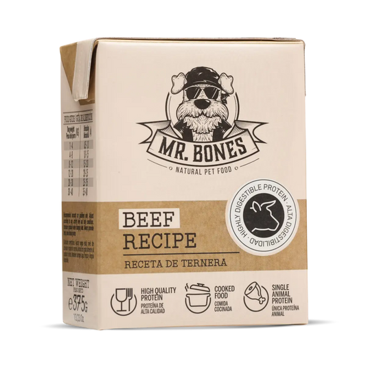 Mr. Bones Cooked Beef főtt marhahúsos egyfehérjés kutyaeledel