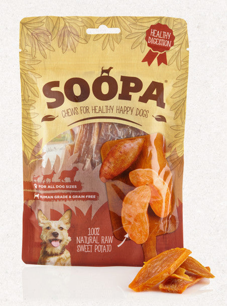 Soopa Natural Chews - Édesburgonya -  100 G