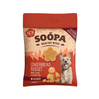 Soopa Healthy Bites - Gingerbread biscuit - Limitált kiadás - 50gr