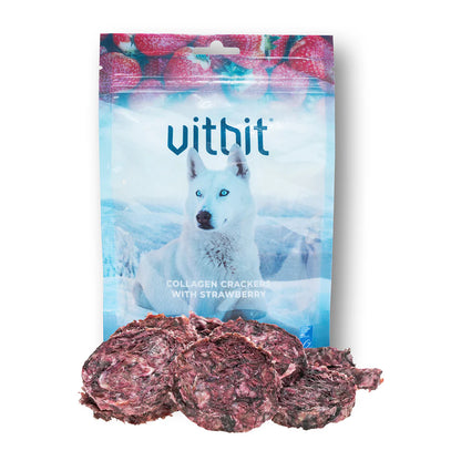 Vitbit Collagen Crackers eperrel 70g – Prémium halas kollagén jutalomfalat